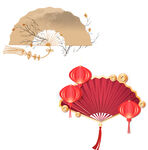 唯美中国古风扇折扇喜庆