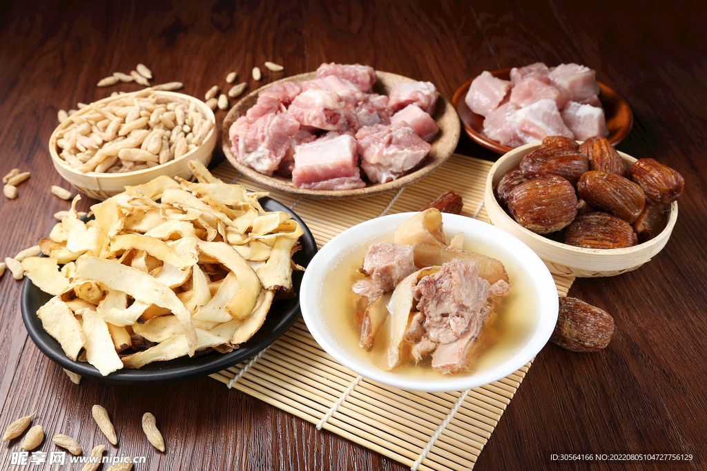 滋补养生排骨美食食材