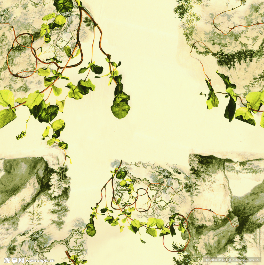 山水画  