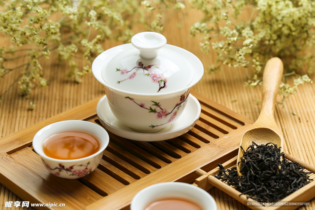  中式骨瓷茶具