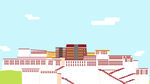 城市地标建筑插画手绘