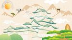 城市地标建筑插画手绘