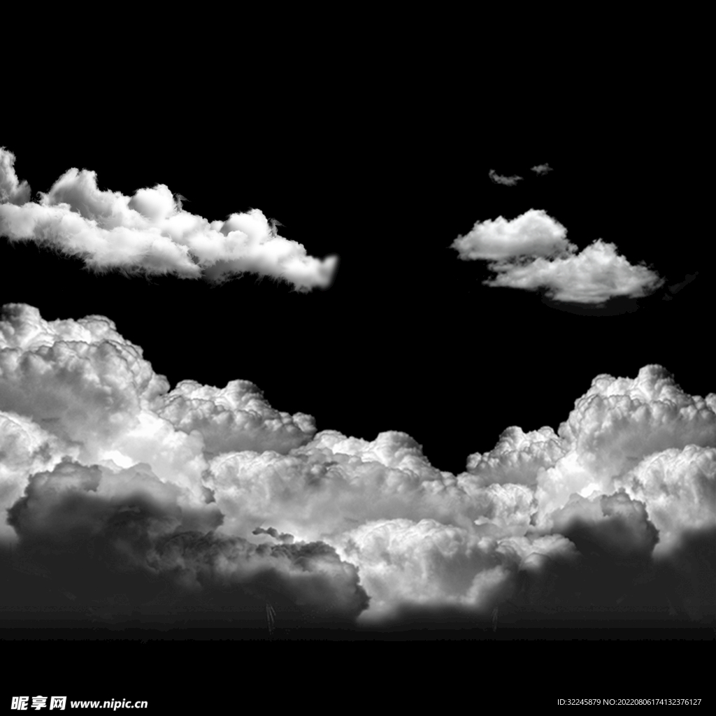 高清透明云朵图片