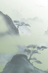 古典水墨元素典雅中国风海报背景