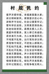 村规民约