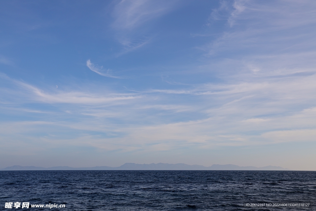 天空 云 蓝天 大海