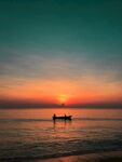 晚霞 夕阳 日出 大海