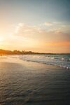 晚霞 夕阳 日出 海滩