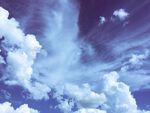 天空 蓝天 白云