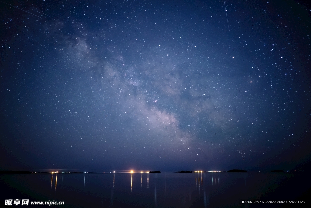 星空 大海夜晚