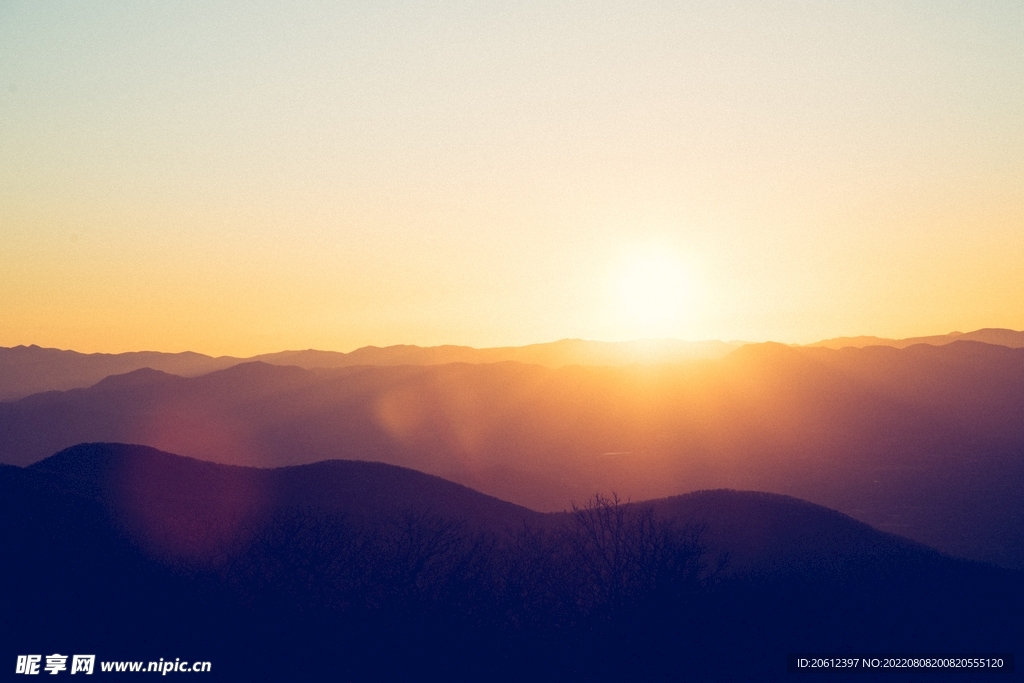晚霞 夕阳 日出