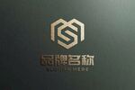 logo样机 标志样机 字体样