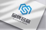 logo样机 标志样机 字体样