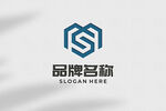 logo样机 标志样机 字体样