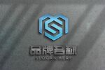 logo样机 标志样机 字体样