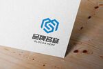 logo样机 标志样机 字体样