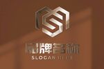 logo样机 标志样机 字体样