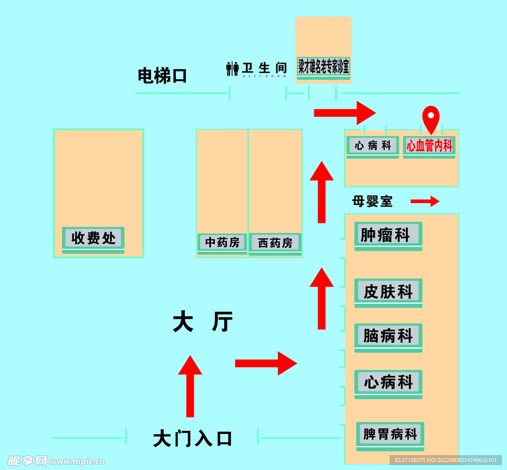 医院平面图