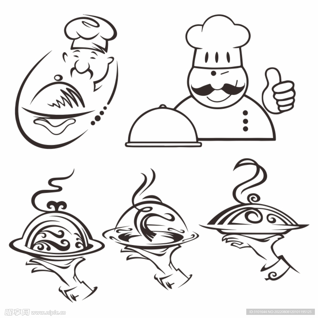 厨师图案