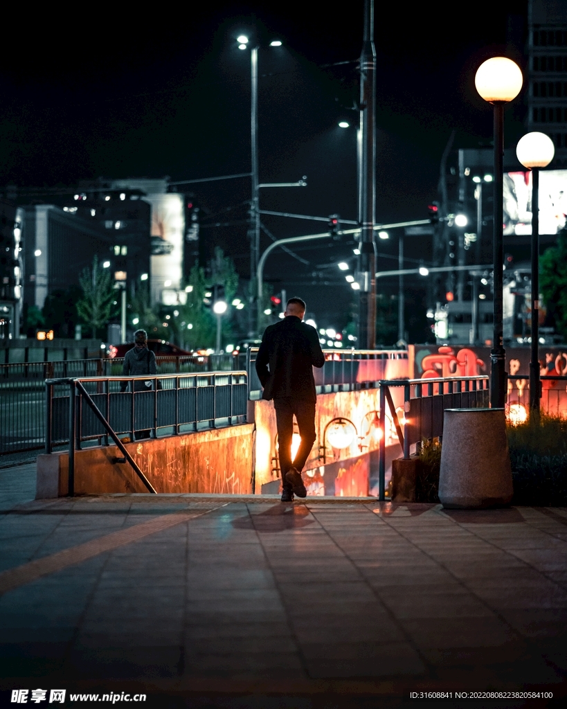 街头夜景