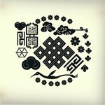 ai矢量中式元素