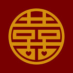ai矢量喜字