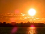 海滨夕阳