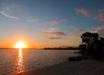 海滨夕阳风光