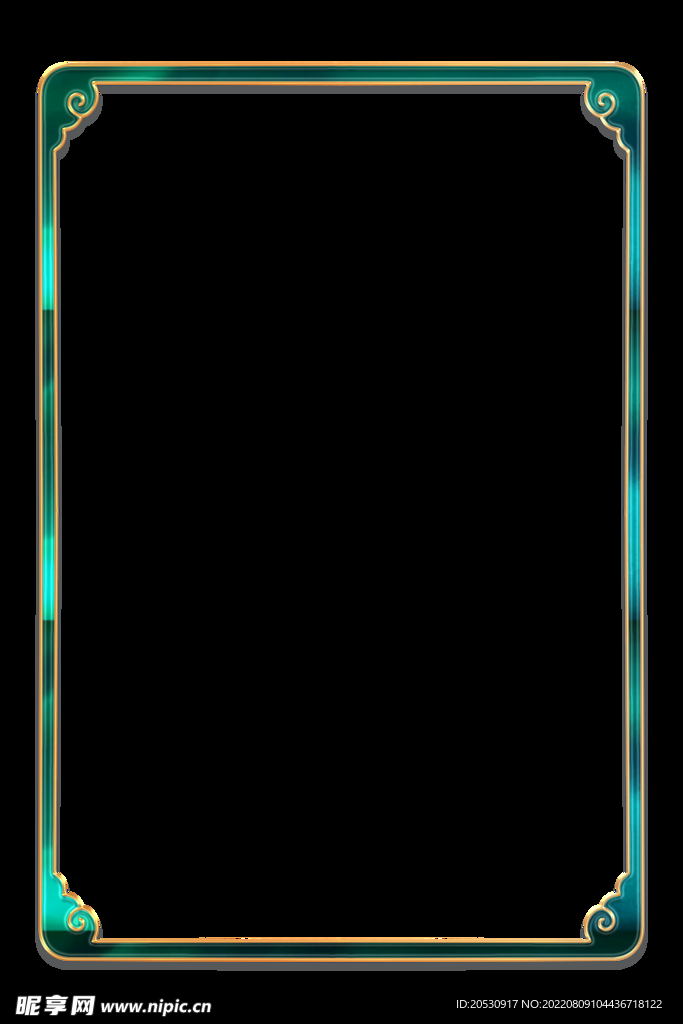 立体复古边框