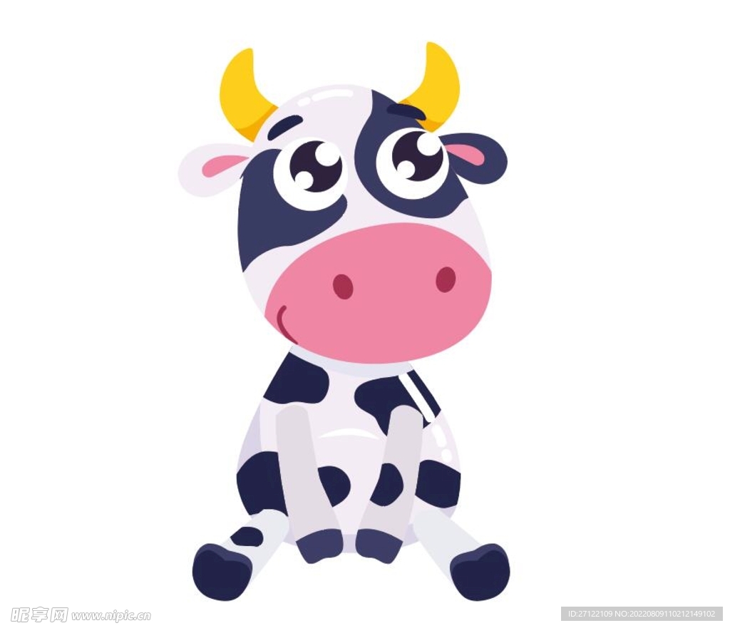 卡通乳牛