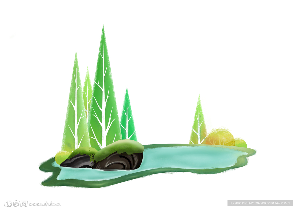 小场景插画