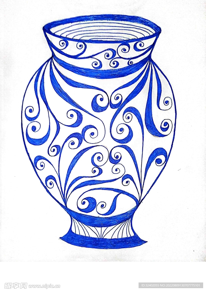 花瓶图