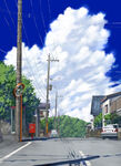 动漫日漫场景插画建筑 
