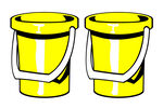 黄色水桶