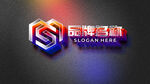 logo样机 标志样机 字体样