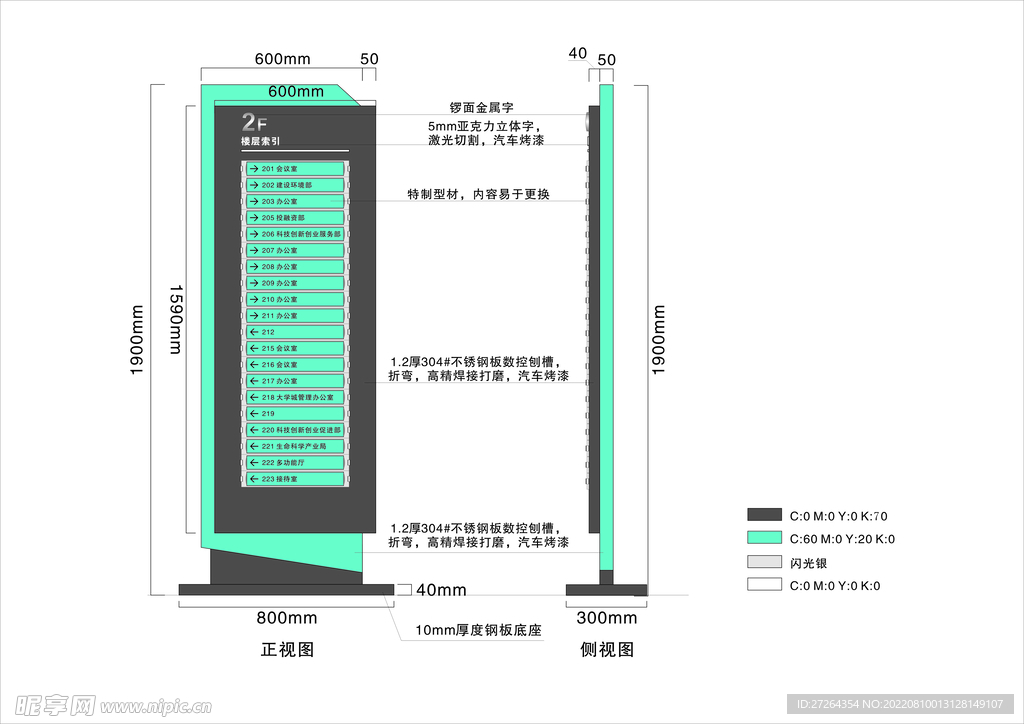 导向牌