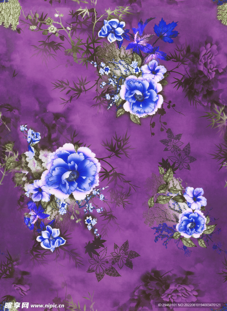 扎染花