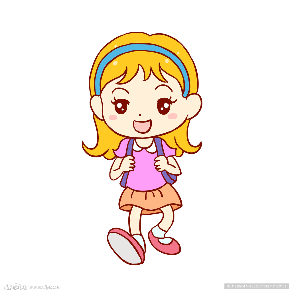 卡通女孩 