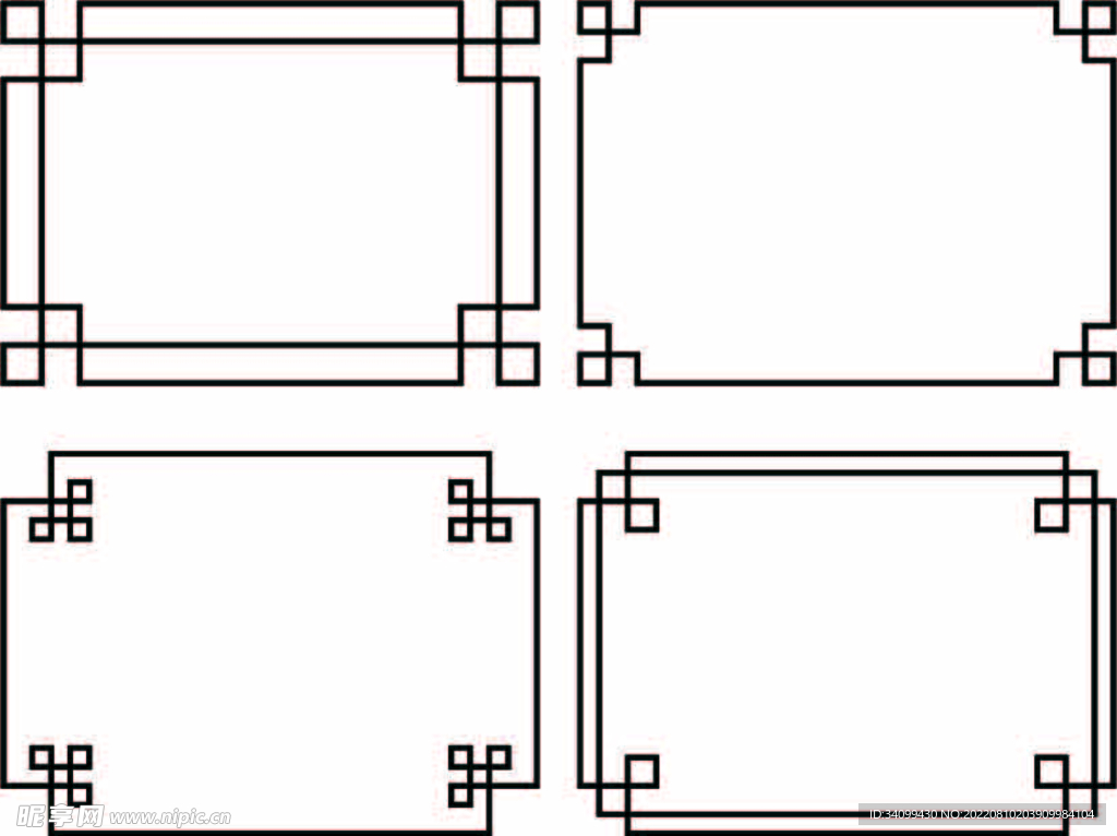 Ai矢量中式花纹