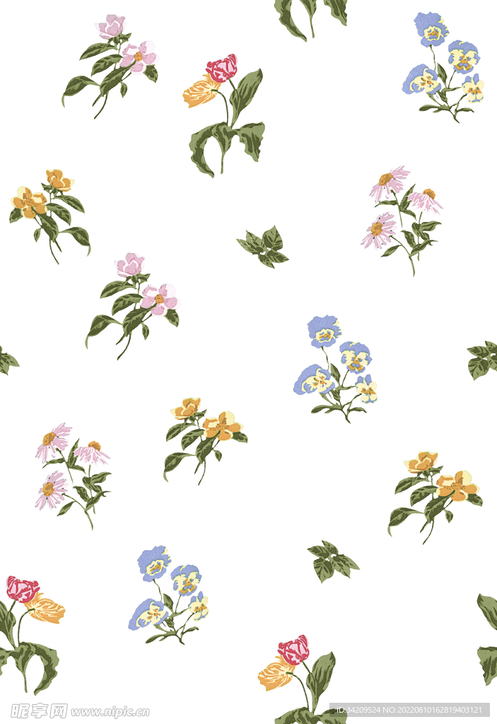 手绘花