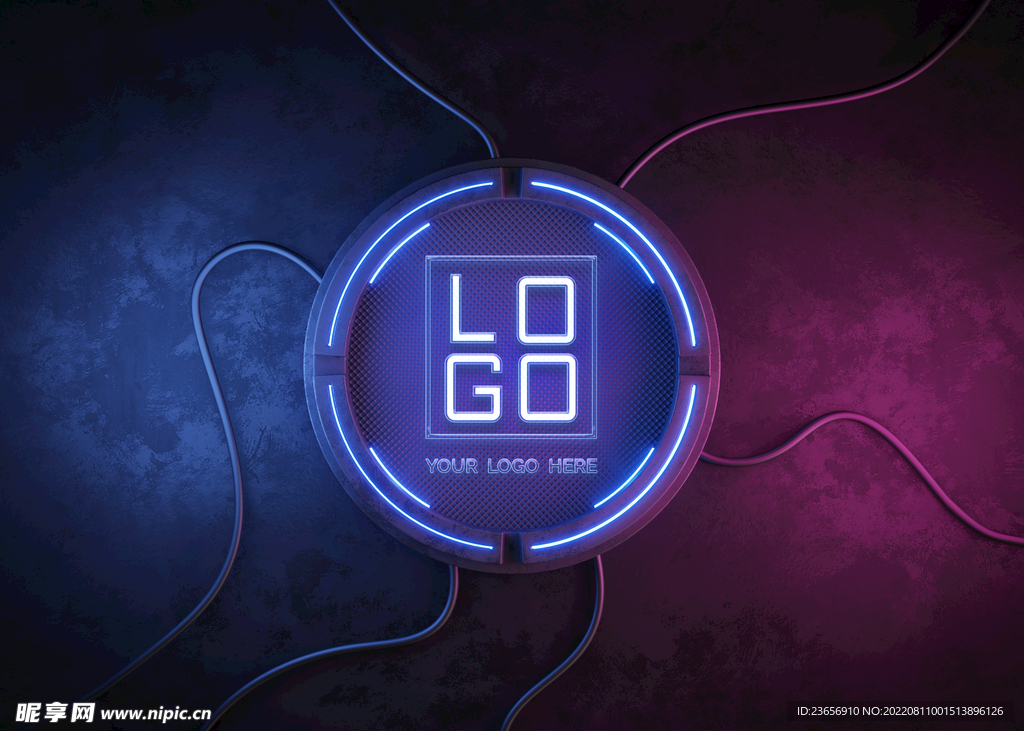 未来科幻光电基座样机LOGO