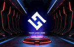 未来科幻光电基座样机LOGO
