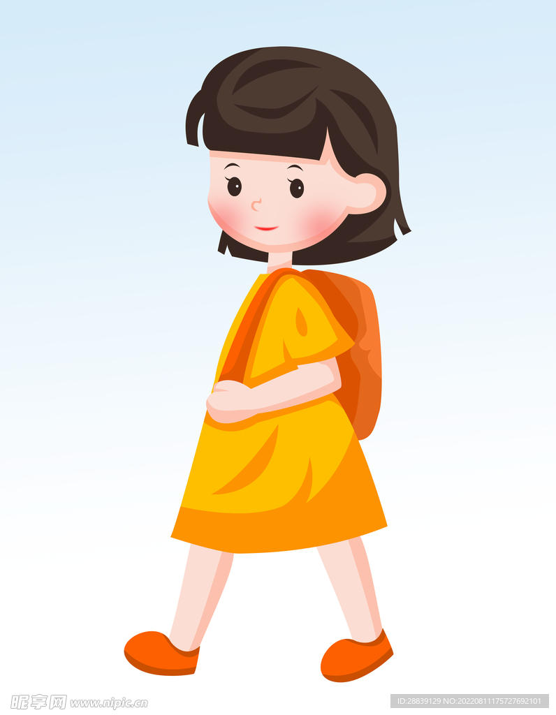  卡通女孩 