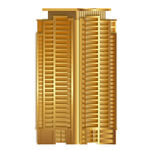房地产金色矢量建筑