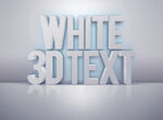 发蓝光的3D字样机