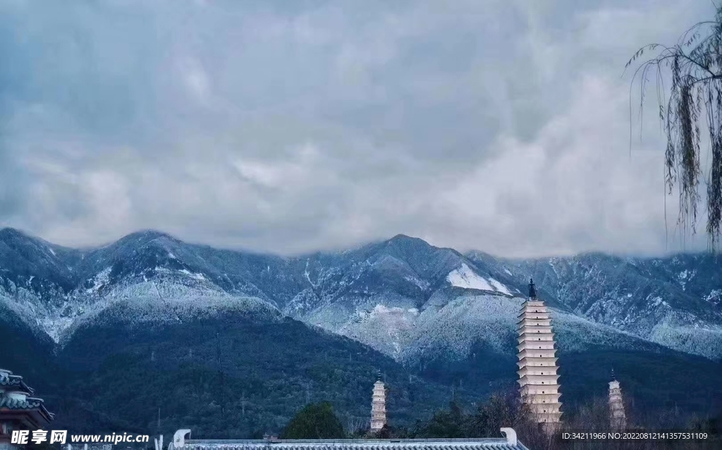 苍山雪景