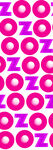 红手绘ZO棒球字母