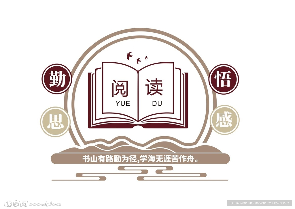 读书阅读文化墙