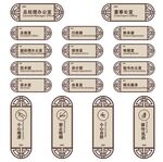 中式古典门牌