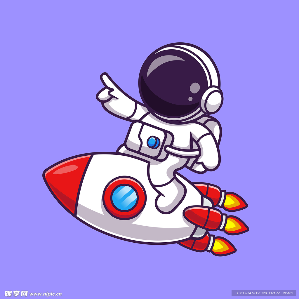 太空宇航员|插画|商业插画|山间的小花 - 原创作品 - 站酷 (ZCOOL)